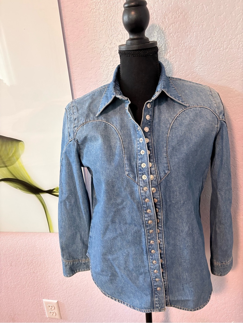 Zadig & Voltaire blue denim shirt size medium